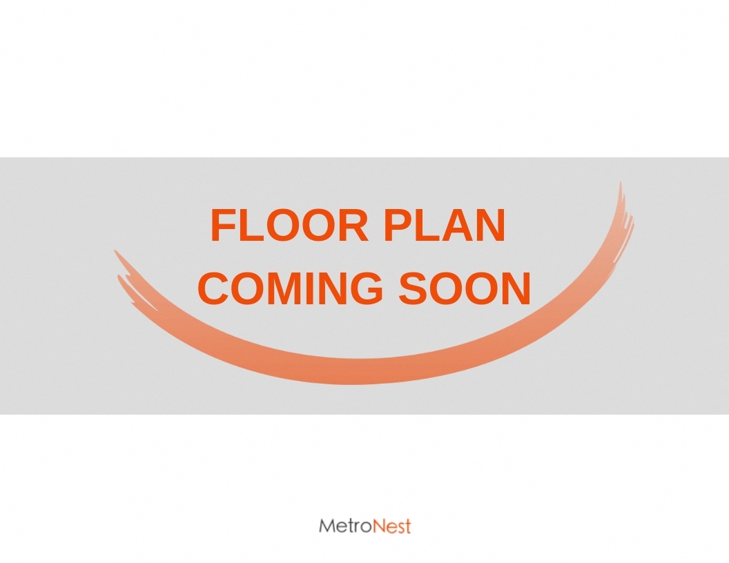 Floor plan for 1 bed, 1 bath